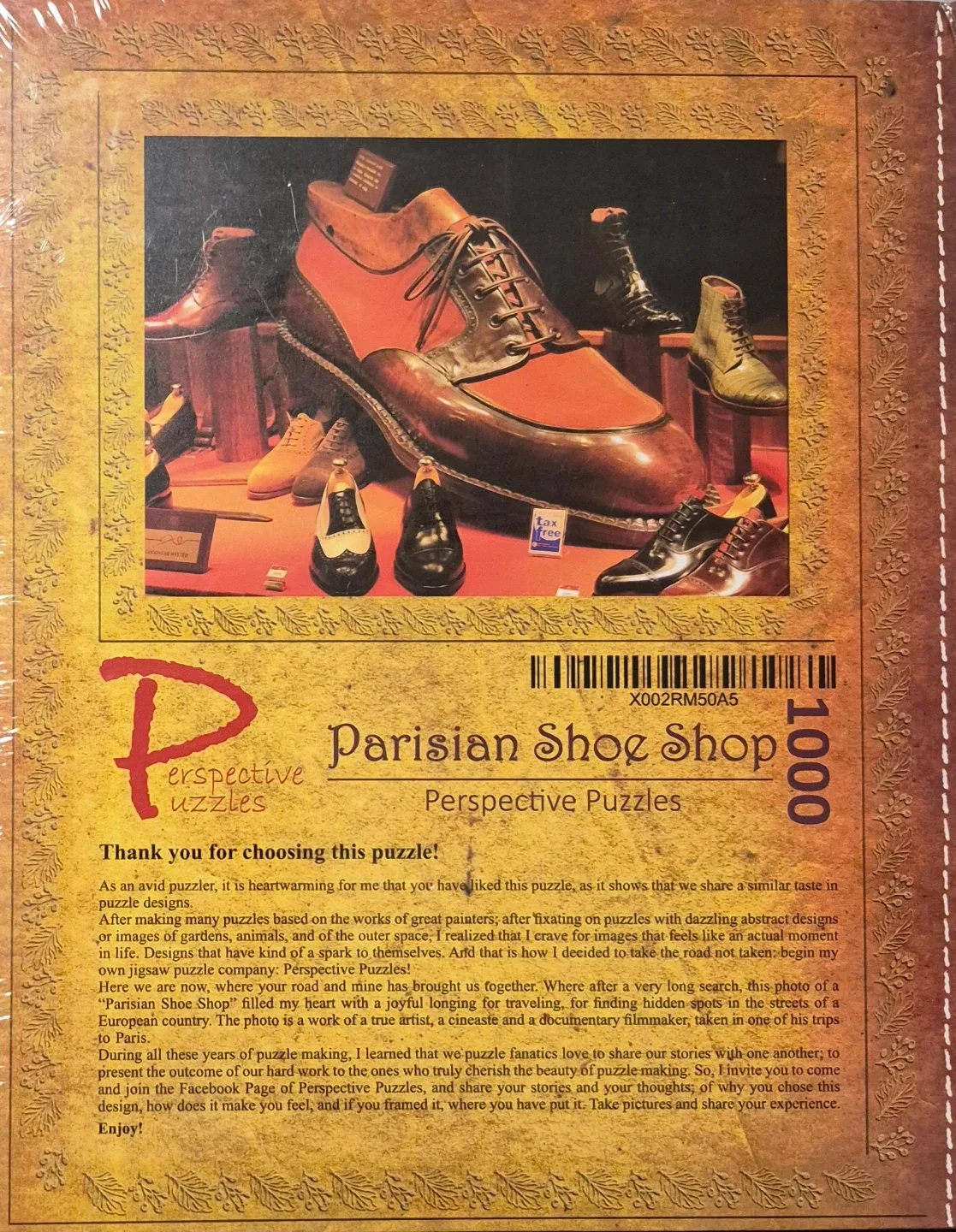 Parisian Shoe Shop Perspective Puzzles 1000pc image indicator(3)