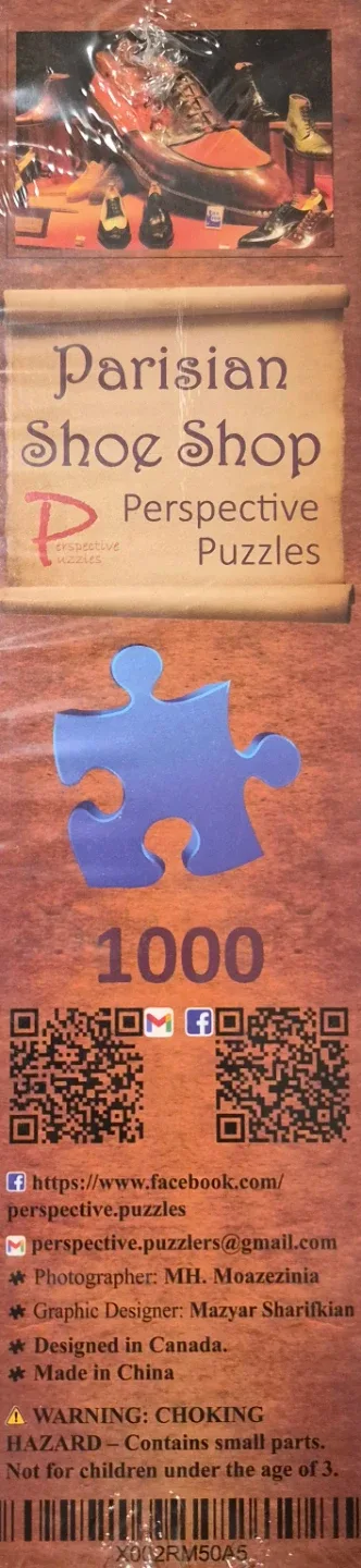 Parisian Shoe Shop Perspective Puzzles 1000pc image indicator(6)