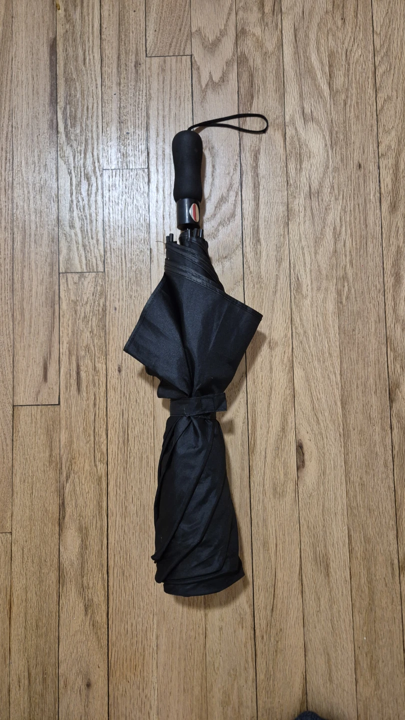 Black Umbrella (Windproof) with Automatic Opening