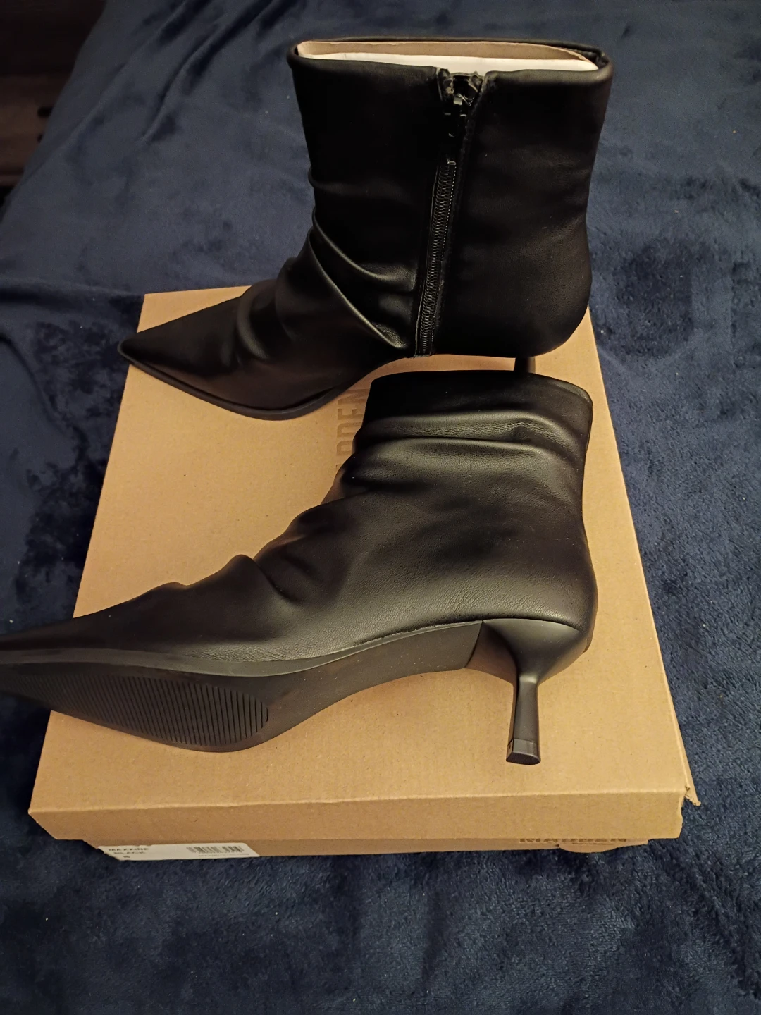 Steve Madden Maxxine Black Booties - Size 8 - photo 3