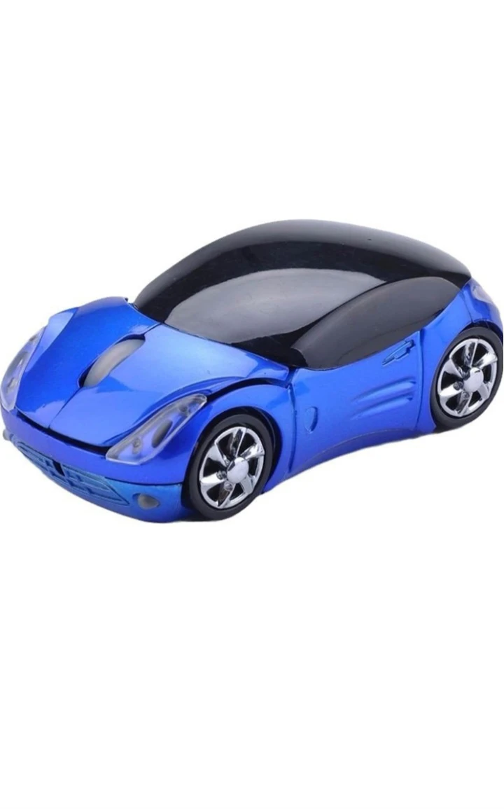 Blue Car Wireless Mouse