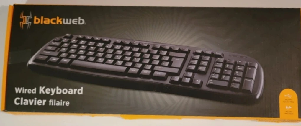 Blackweb Wired Keyboard - Like New!