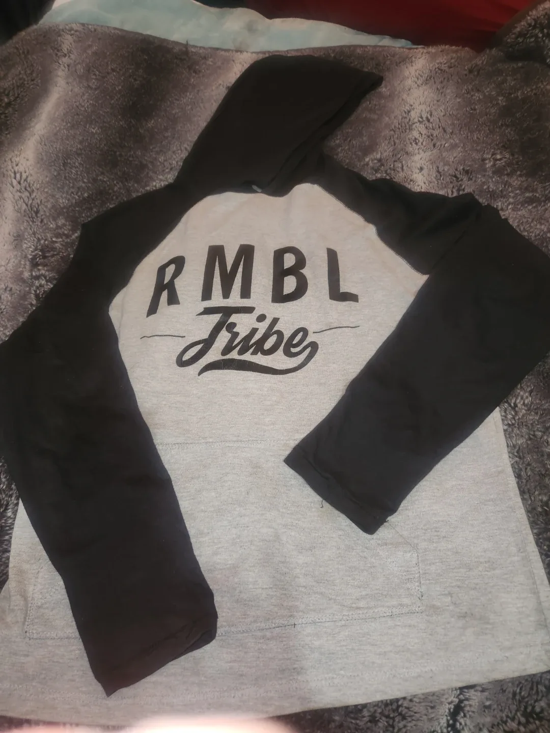 RMBL Tribe Hoodie - Grey & Black
