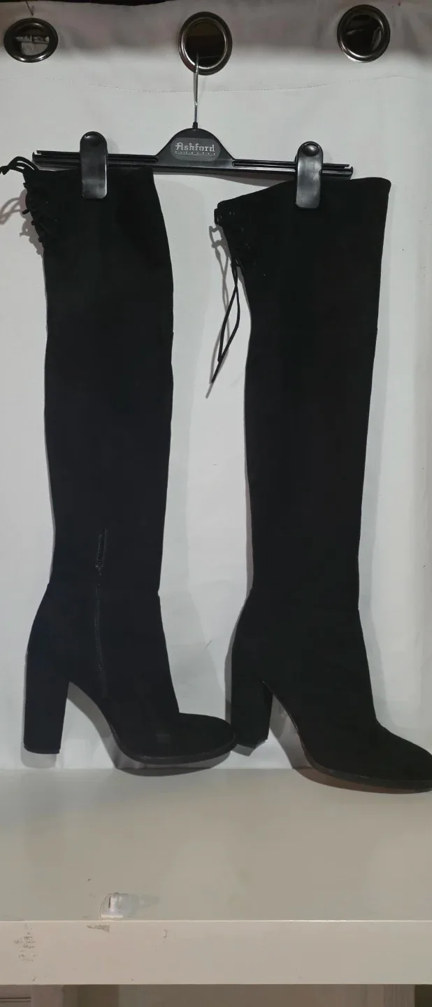 Vince Camuto Black Over-the-Knee Boots - Size 9