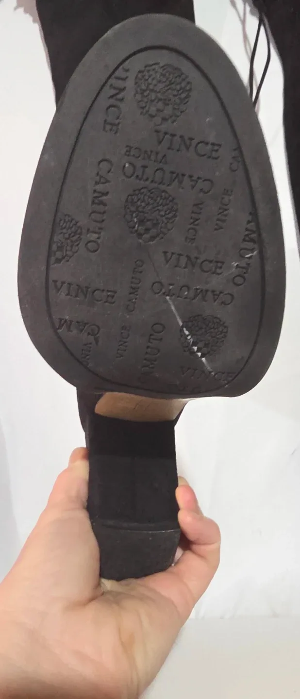 Vince Camuto Black Over-the-Knee Boots - Size 9 image indicator(3)