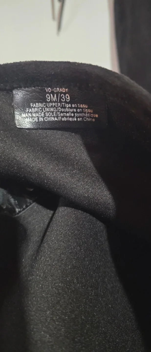 Vince Camuto Black Over-the-Knee Boots - Size 9 image indicator(5)