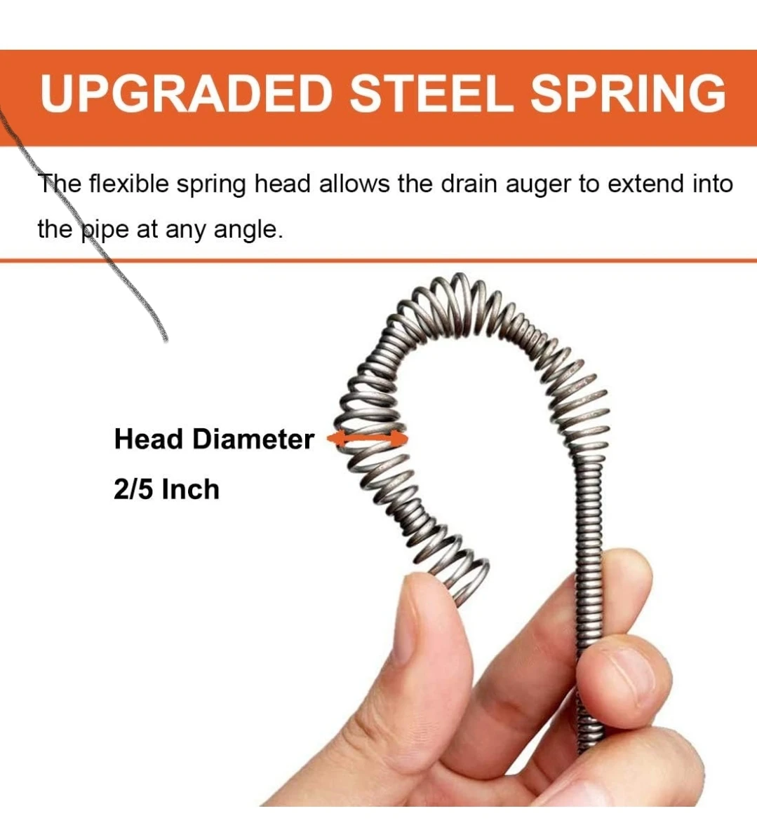 Drain Auger Plumbing Snake - Universal Fit - photo 5