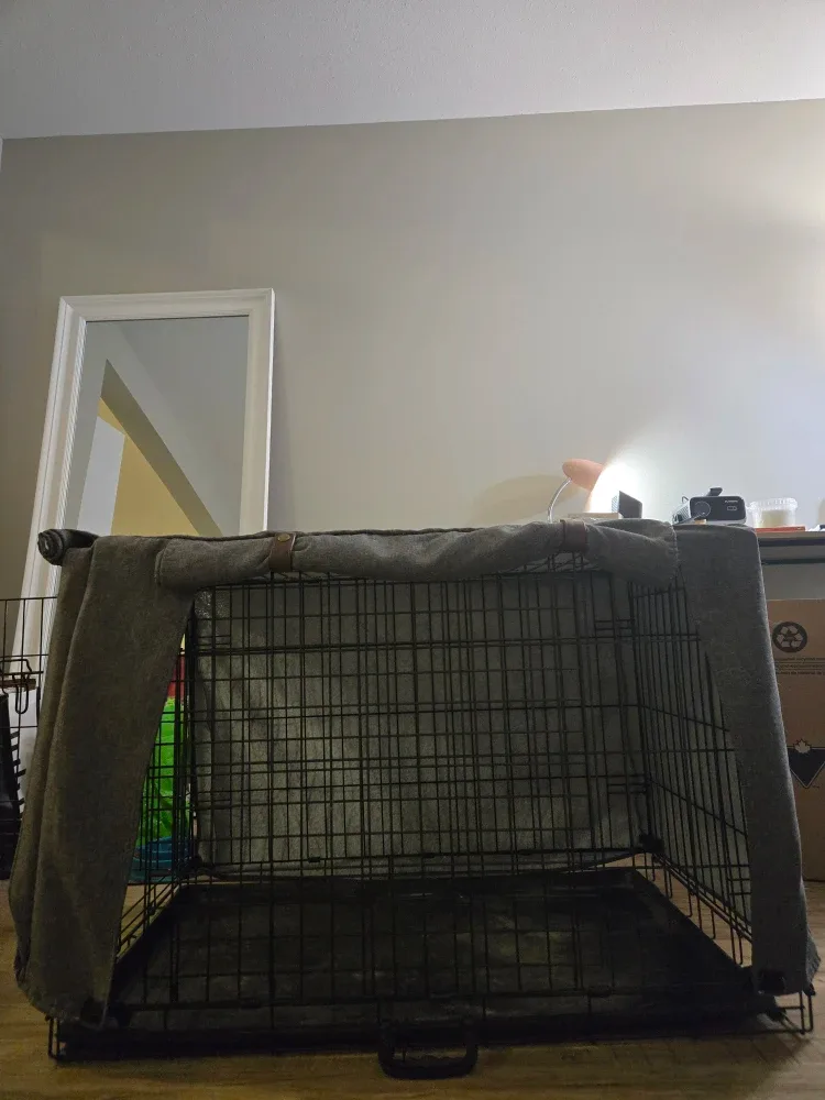 Dog Crate with Cover image indicator(2)
