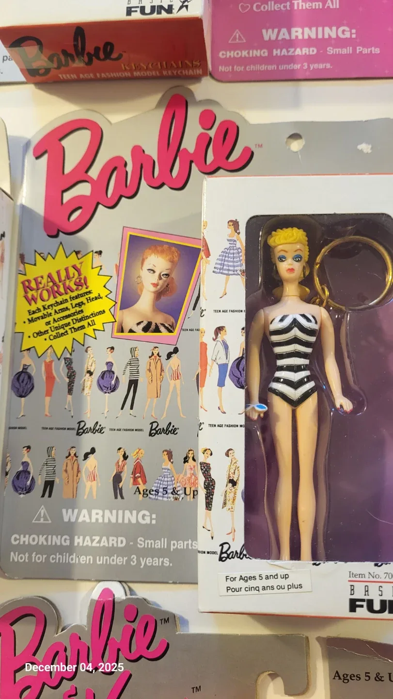 Vintage Barbie & Ken Keychain Dolls - New in Box! image indicator(7)