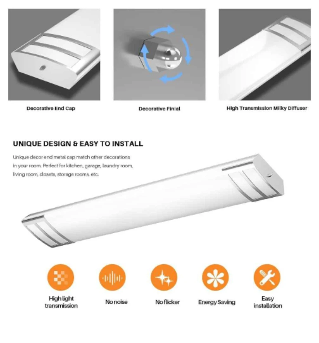 FAITHSAIL 4FT LED Light Fixture - photo 4