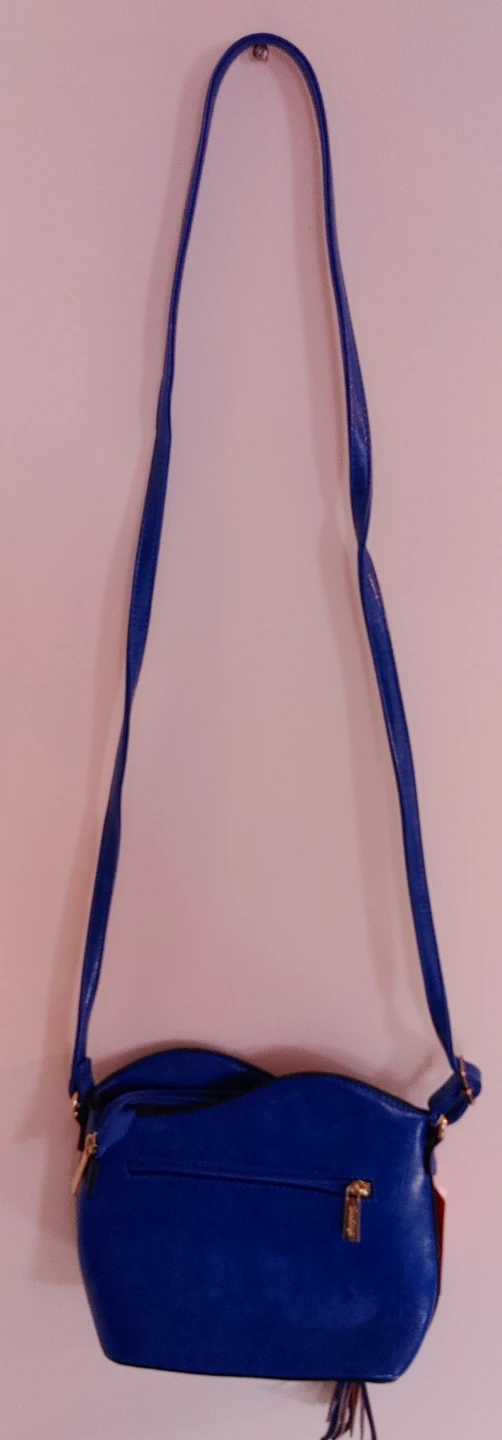 Faux leather Blue Handbag - photo 2