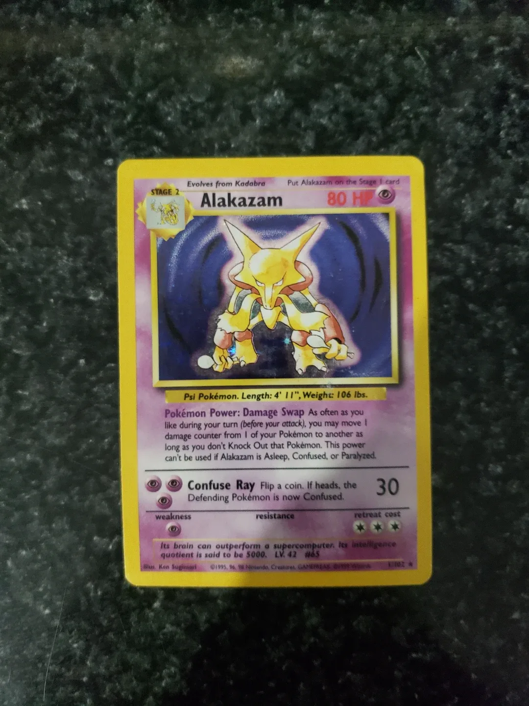 Alakazam Pokémon Card
