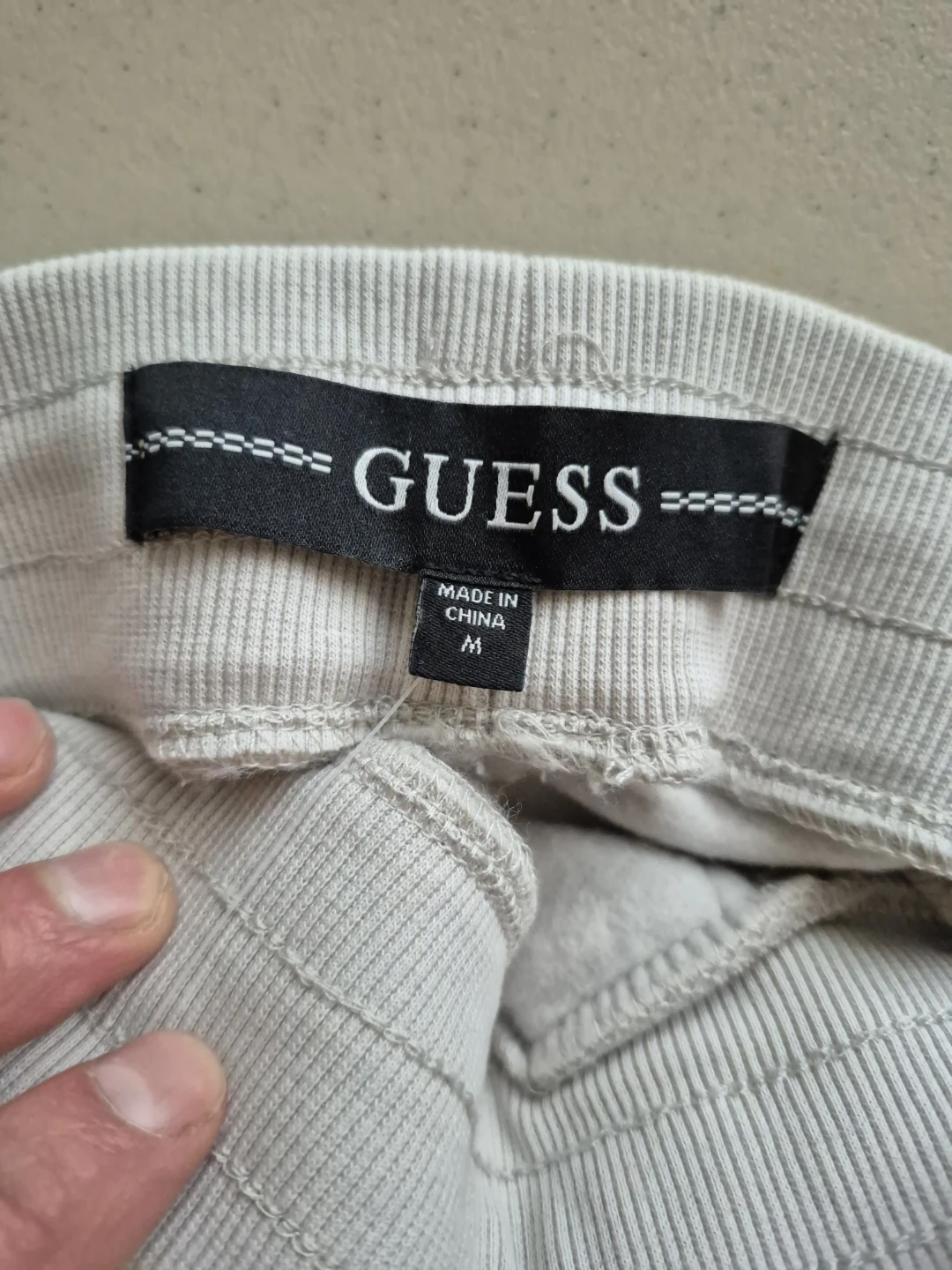 Guess Kyron Fleece Jogger - Arctic Grey, Size M - photo 3