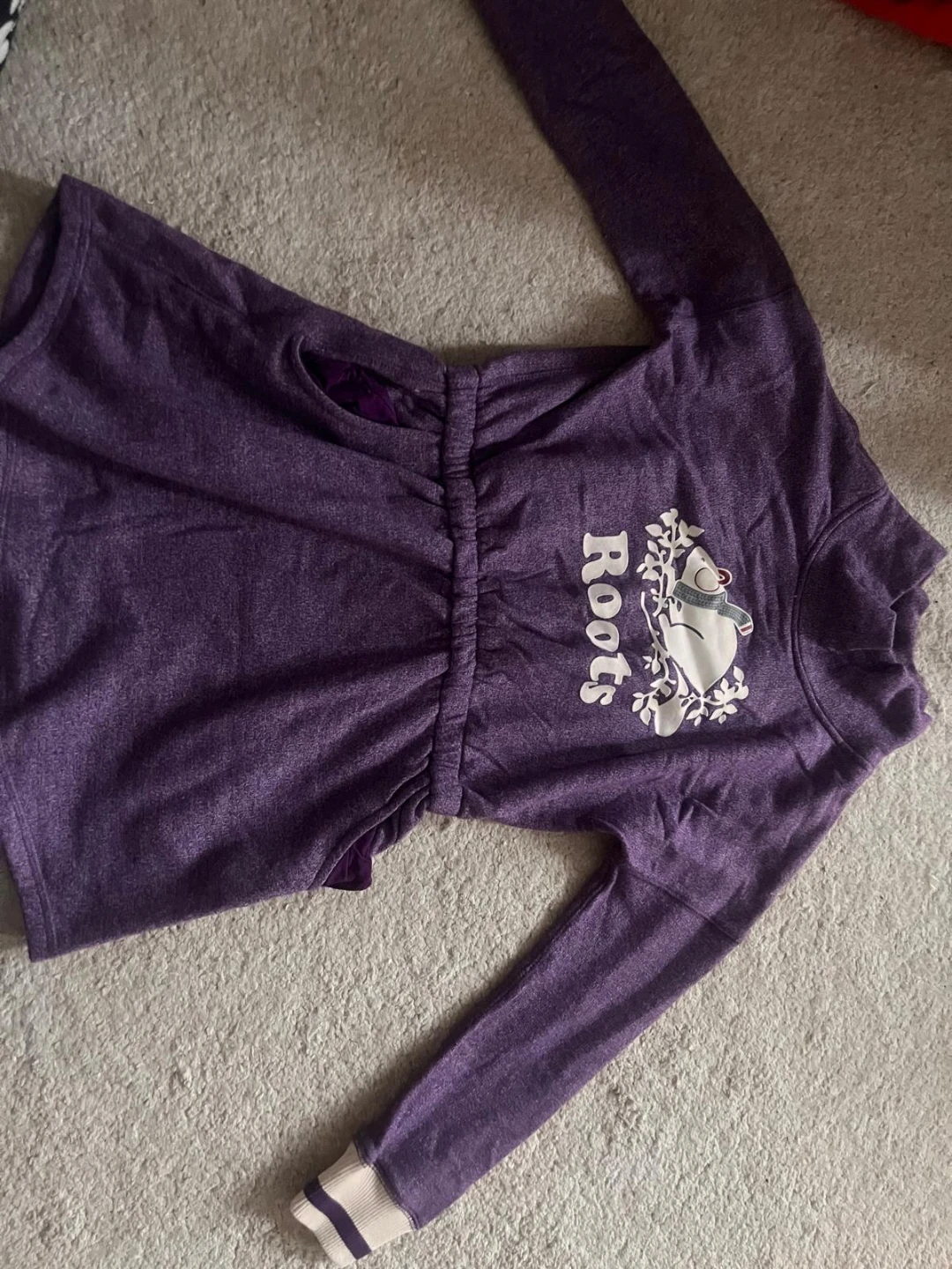 Roots Kids L/G (9-10 yrs) Purple Top