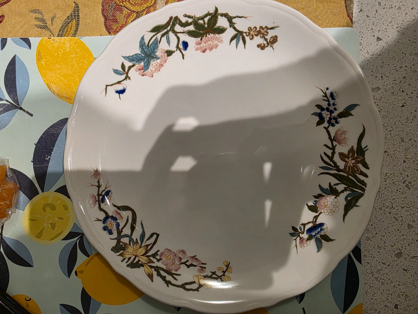 Syracuse China Floral Plate - photo 2