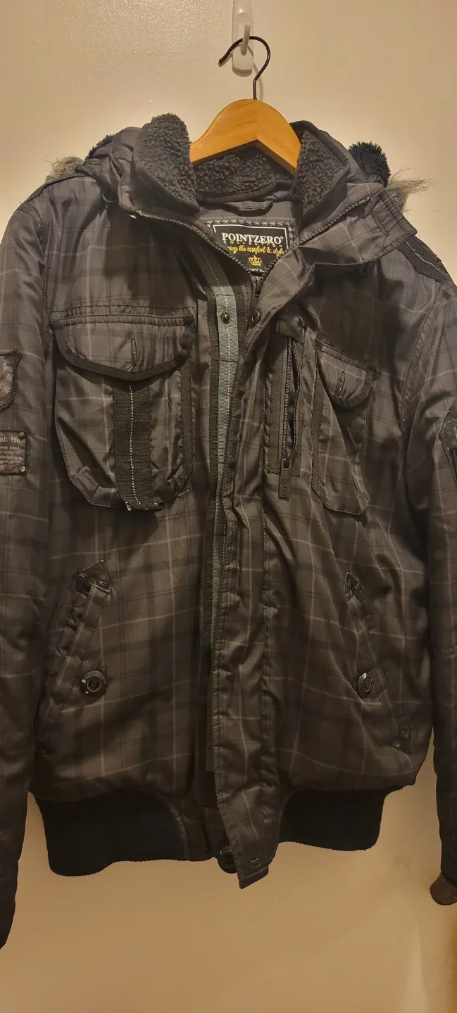 Point Zero Plaid Winter Jacket