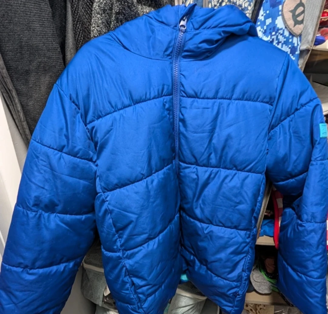 Kids XL GAP Blue Puffer Jacket