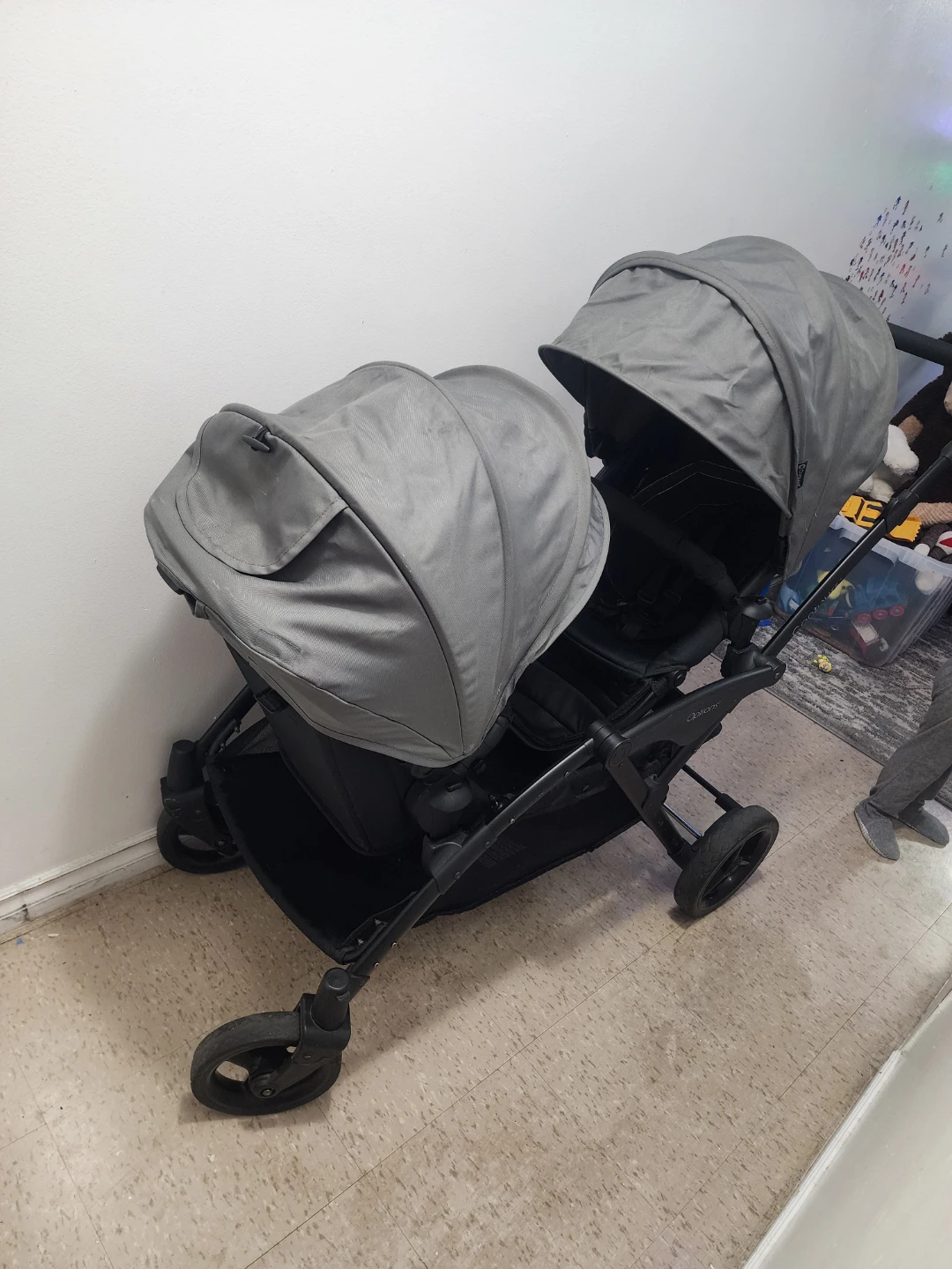 Contours Options Double Stroller - Grey