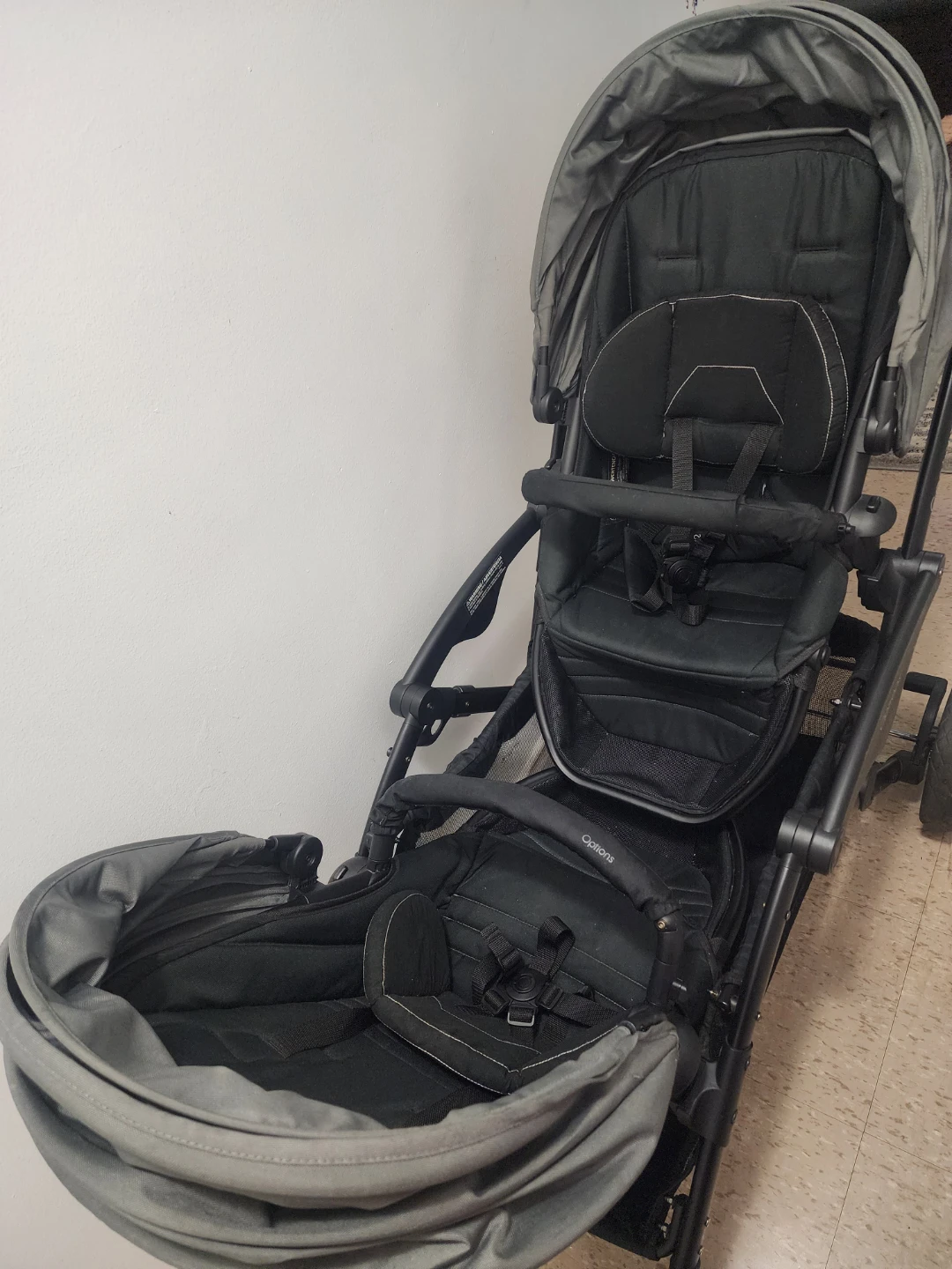 Contours Options Double Stroller - Grey - photo 2