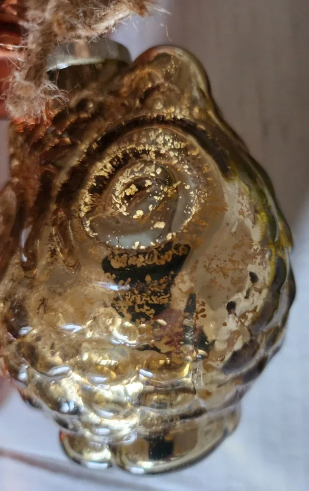 Owl & Acorn Christmas Glass Ornaments image indicator(3)