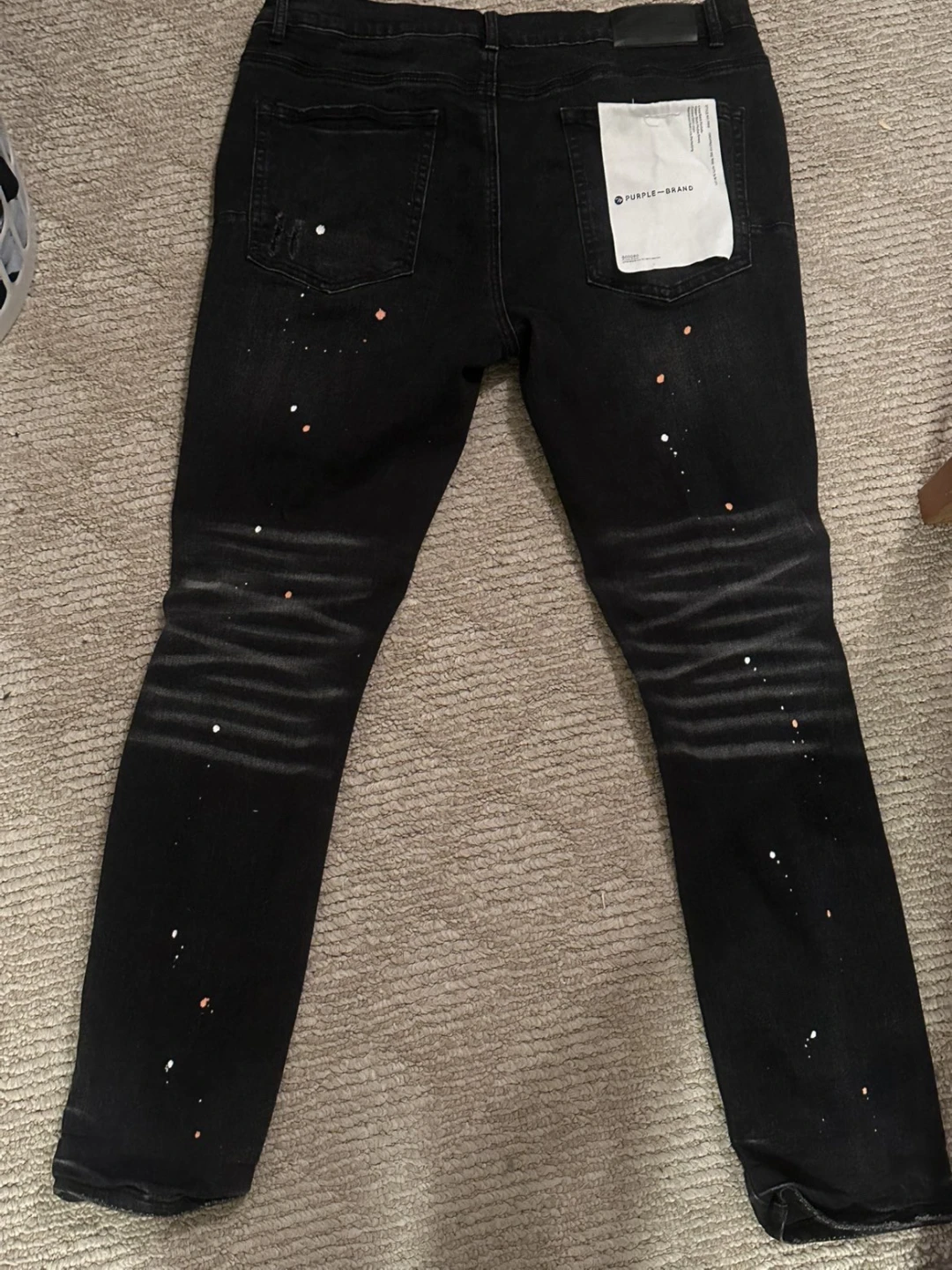 Purple Brand Black Distressed Denim Jeans - photo 2