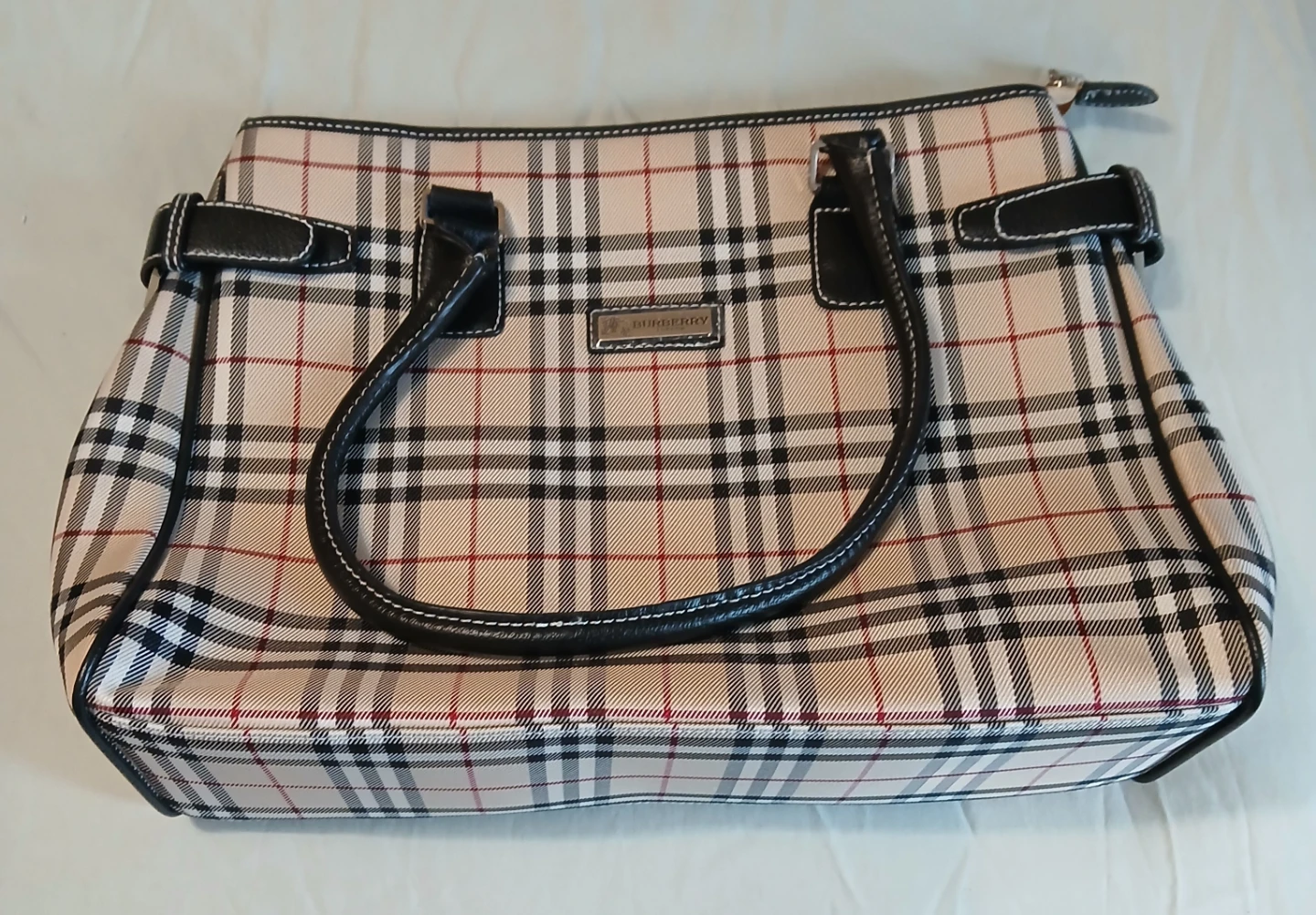 Burberry Plaid Handbag - photo 3