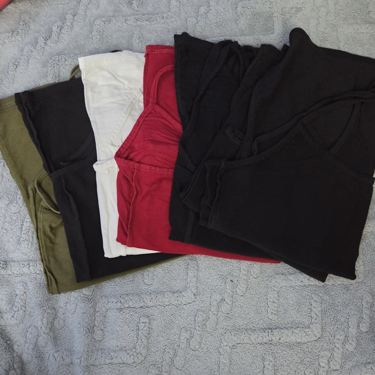 Assorted Tank Tops - Black, White, Red, Olive