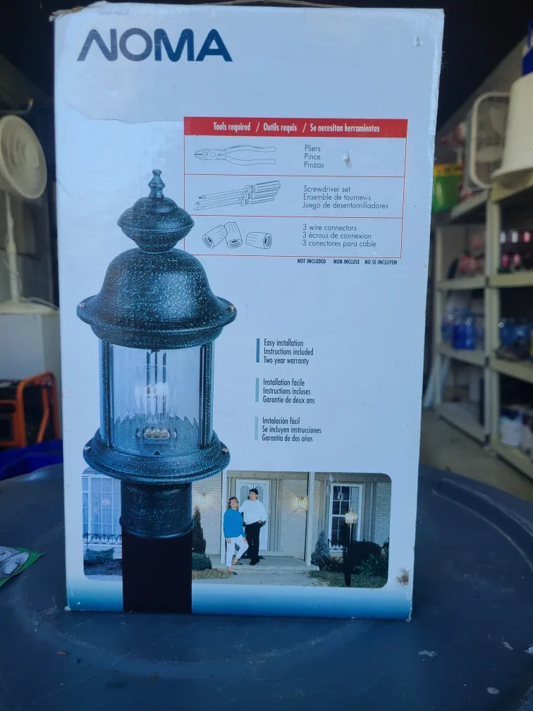 NOMA Outdoor Lantern - Green Verde Finish