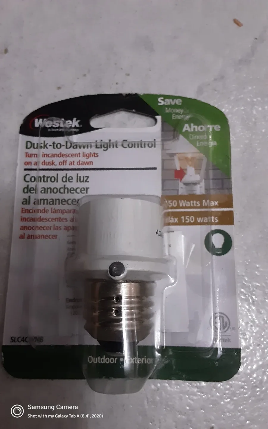 Westek Dusk-to-Dawn Light Control - New
