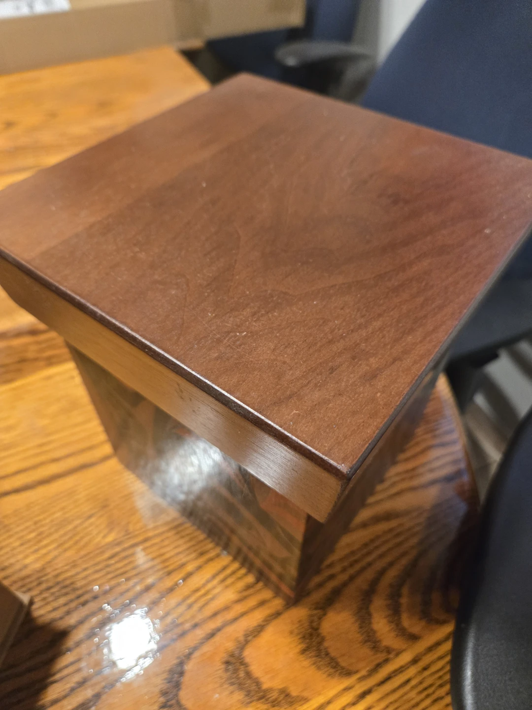 Wooden Box with Indigenous Design - photo 3