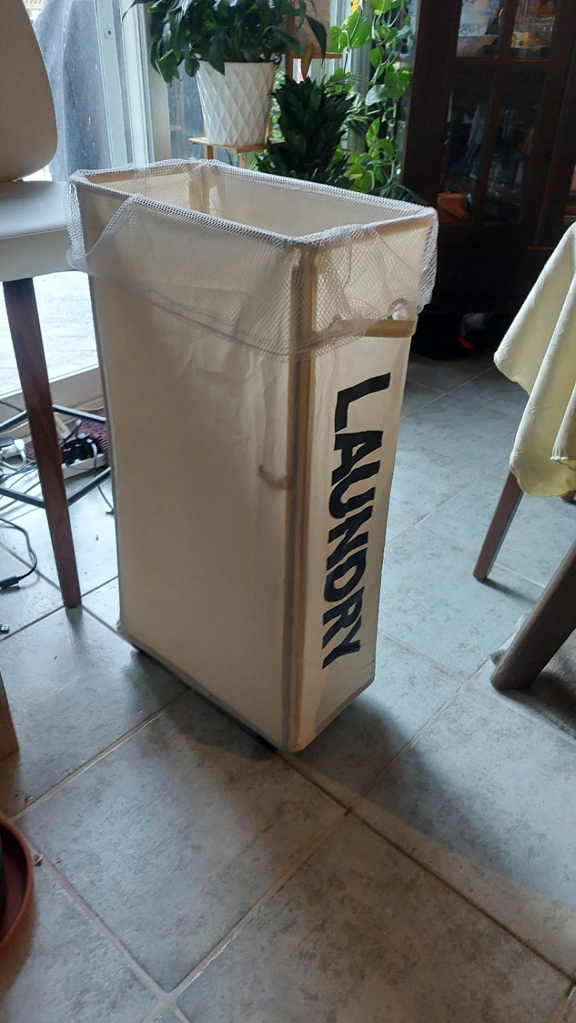 Laundry Basket with Mesh Bag