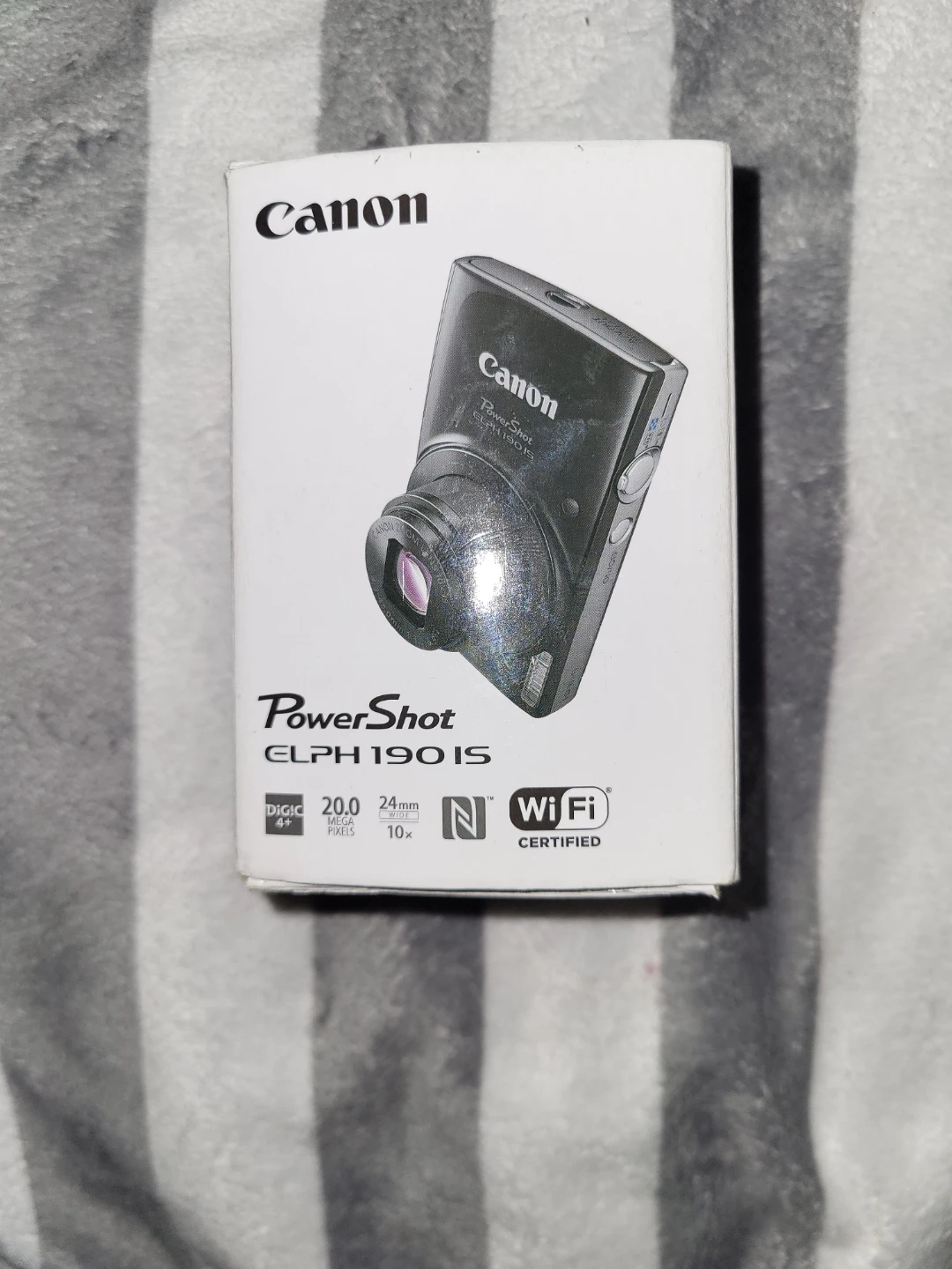 Canon PowerShot ELPH 190 IS Camera - Black - photo 2