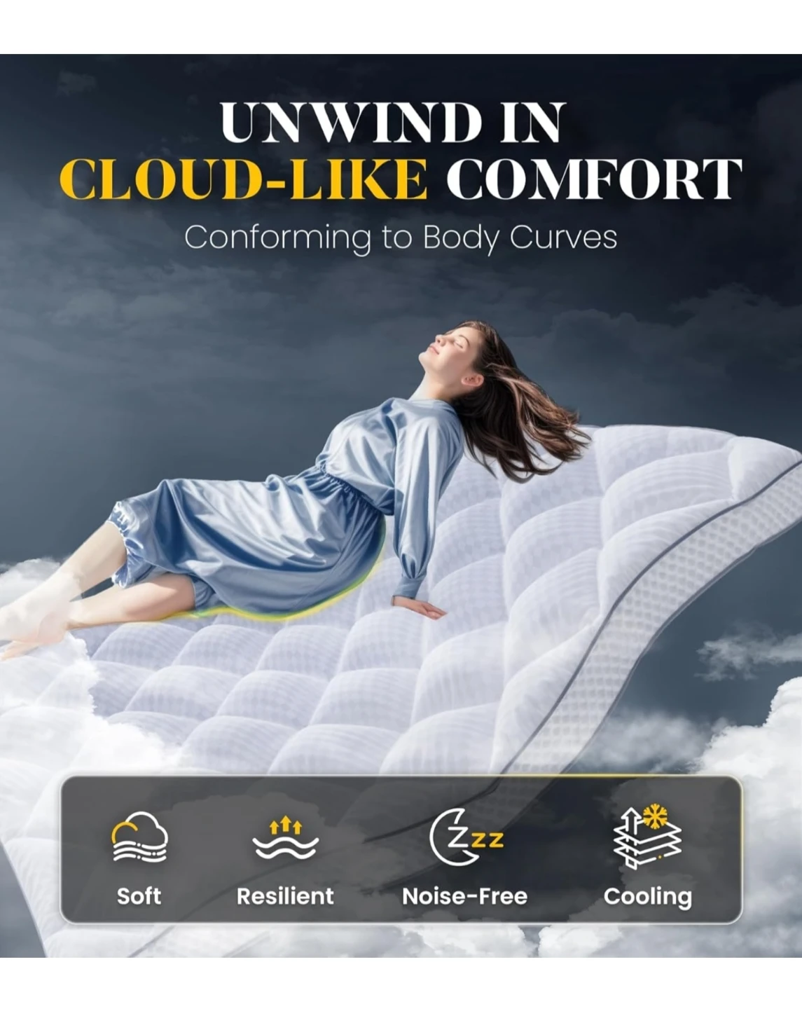 Memory Foam Mattress Topper - photo 3