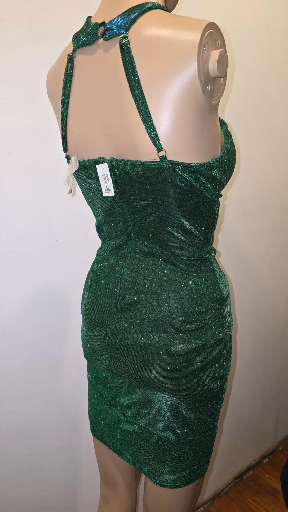 Green Parry Dress Small #Cleanout image indicator(2)