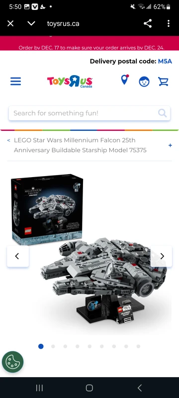 LEGO Star Wars Millennium Falcon 75375 - New