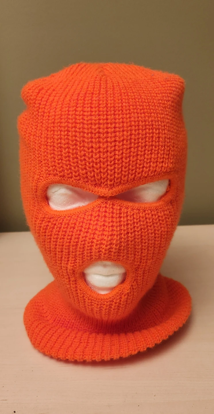Orange Ski Mask Balaclava