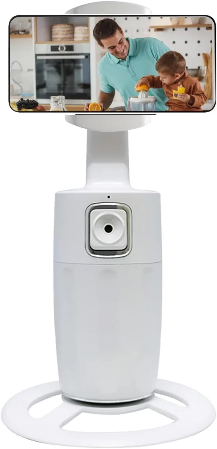 Auto Face Tracking Cell Phone Holder, No App Required
