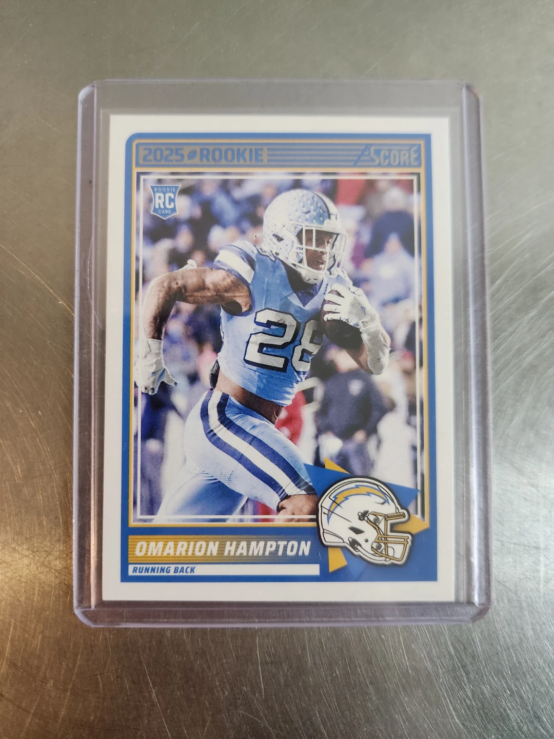 Omarion Hampton 2025 Rookie Football Card