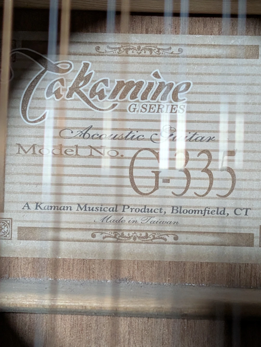 Takamine G335 12-String Acoustic Guitar - photo 3