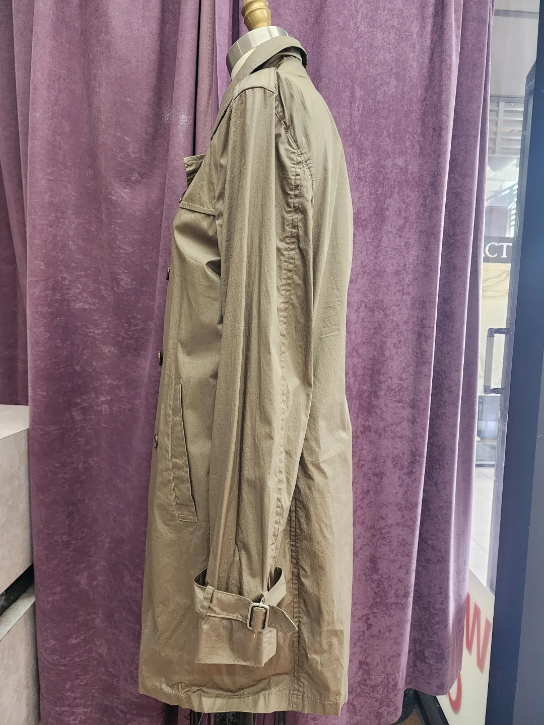John Varvatos U.S.A. Trench Coat - Size S - photo 2