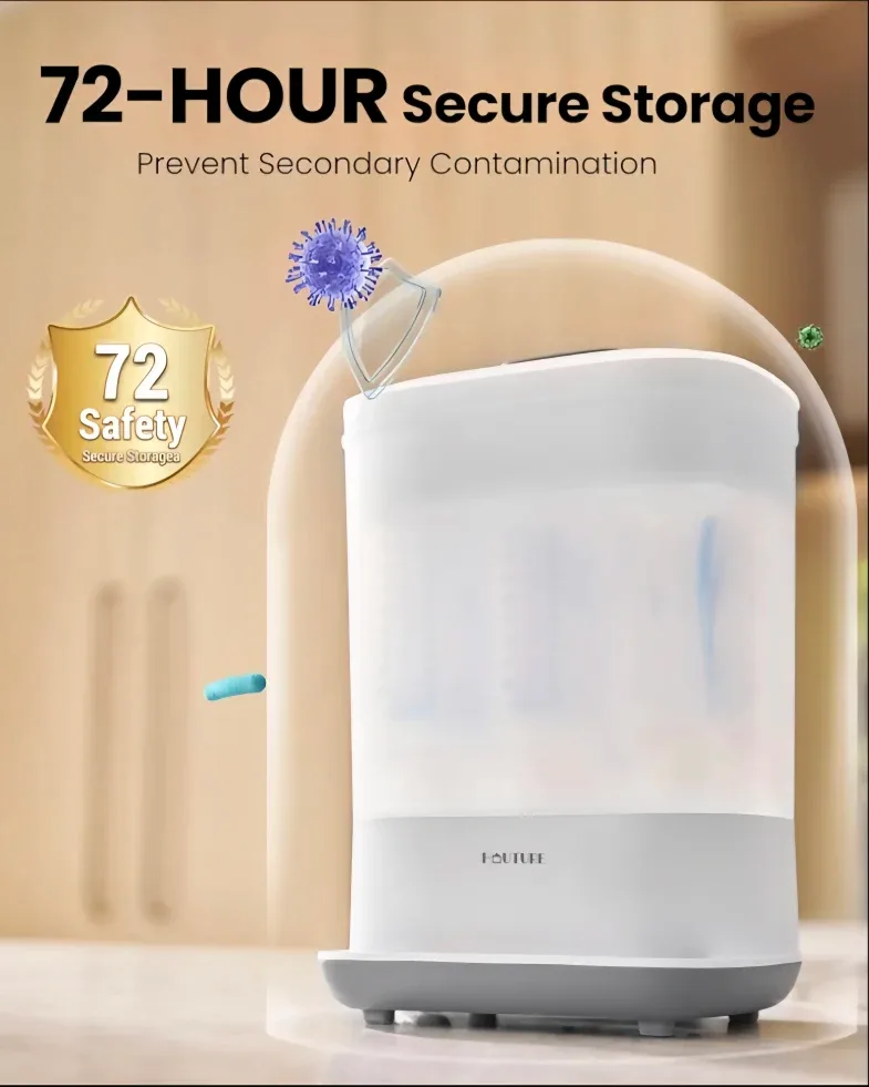 HAUTURE Baby Bottle Sterilizer and Dryer image indicator(3)