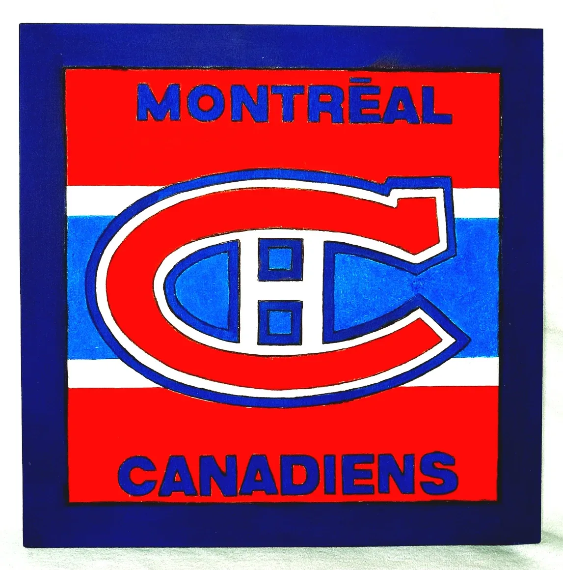 Montreal Canadiens 12"×12" Handmade Wall Art