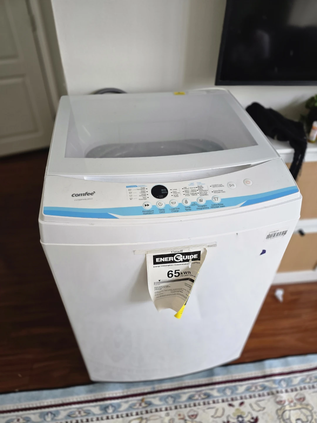 Comfee' Top Load Washer - White