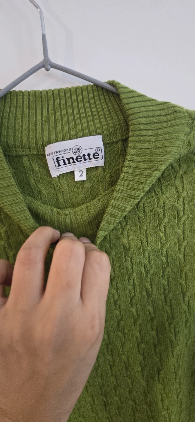 Lestricots Finette Green Sweater Size 2 - photo 2