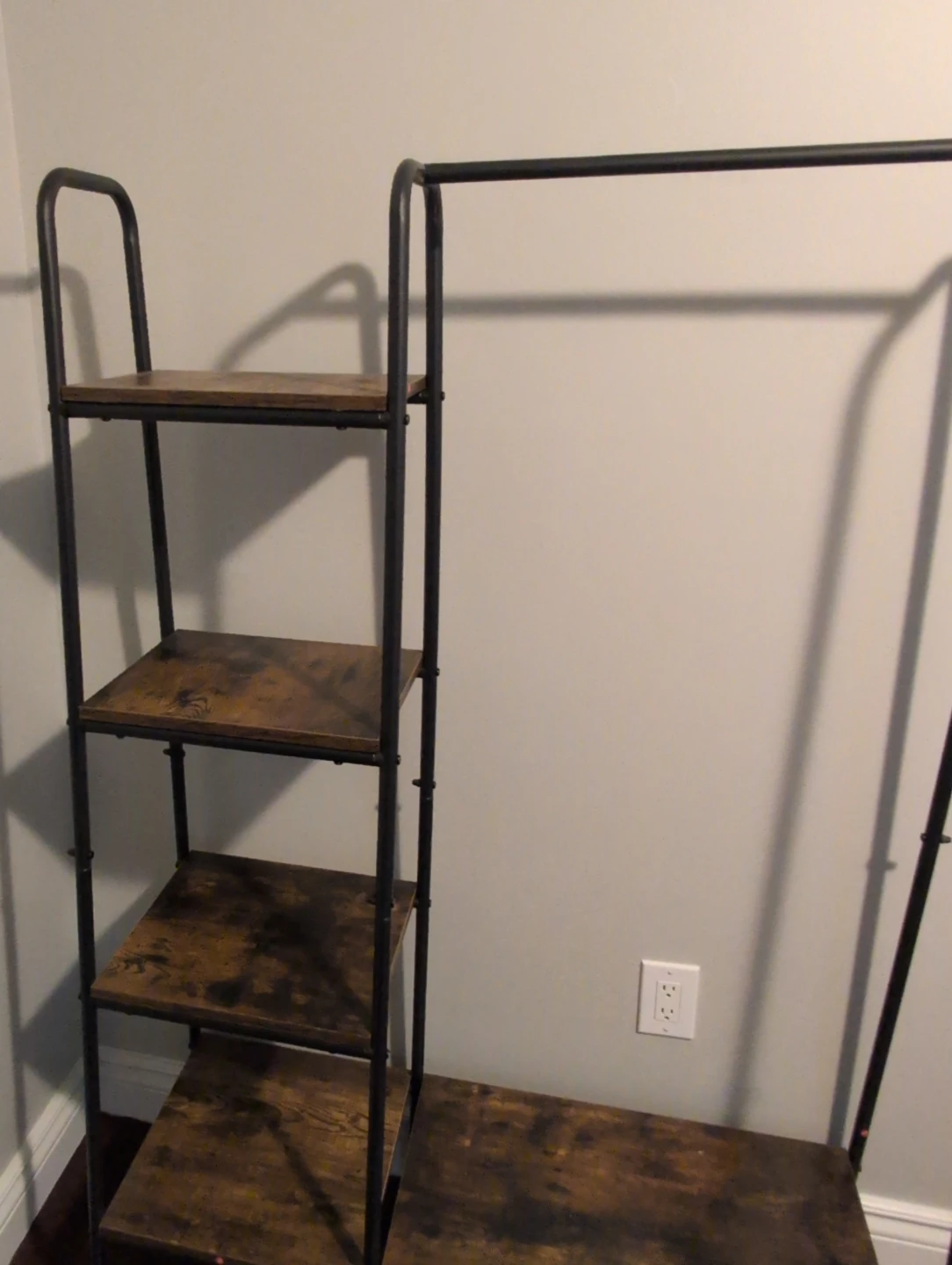 Clothes Rack with Shelves, open wardrobe - photo 3