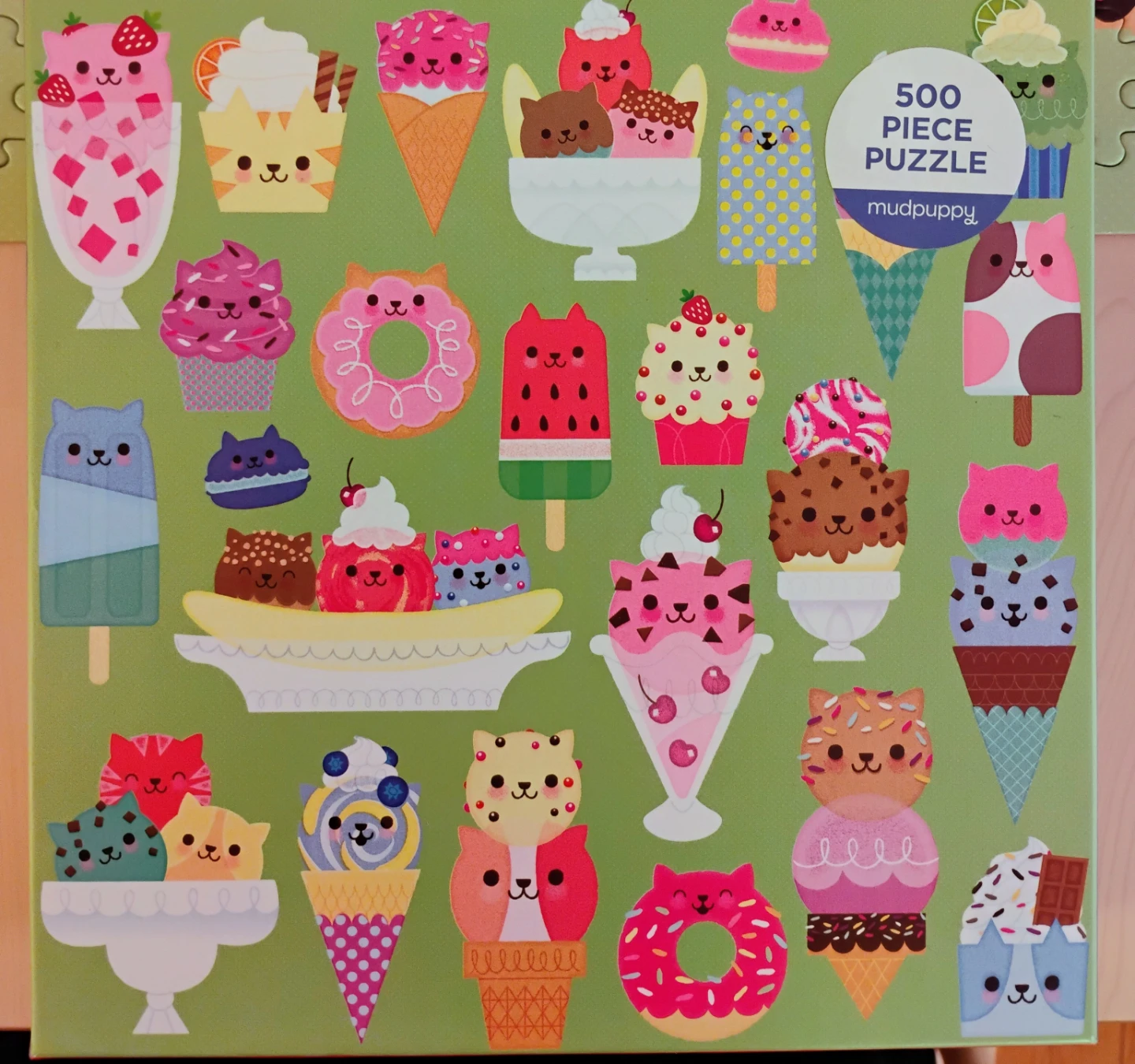 "Cat Cafe" - Mudpuppy 500 Piece Puzzle - photo 2