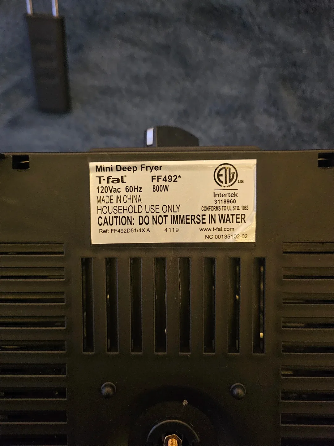 T-fal Mini Deep Fryer FF492 image indicator(3)