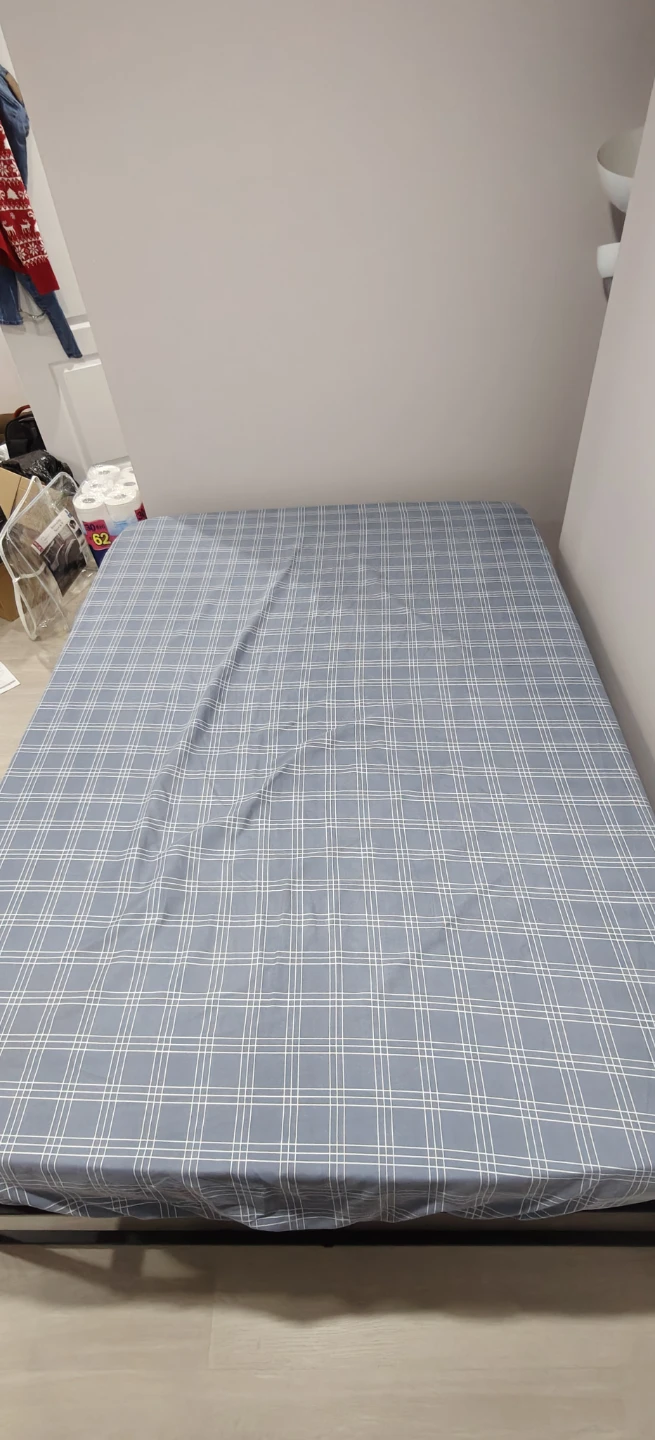 Queen Size Bed Frame Mattress +Bedsheets All-in-One Combo | $220 - photo 3