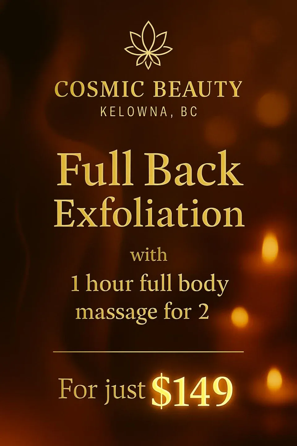 One hour Full body massage with back Exfoliation for two