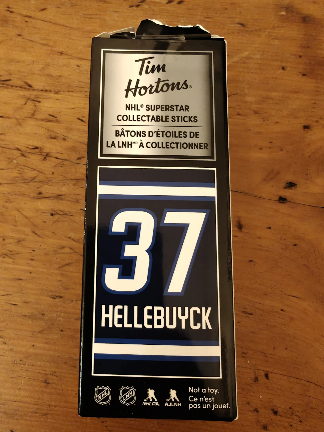Tim Hortons Connor Hellebuyck Collectible Stick #gifting